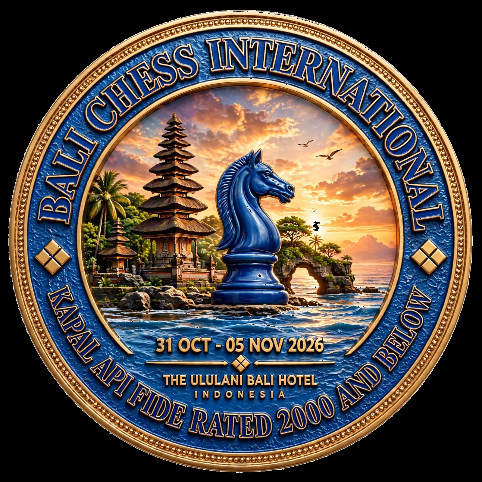 Bali International Kapal Api FIDE Rated 2000 and Below Siap Digelar, Tawarkan Kompetisi Internasional dan Pengalaman Budaya Bali